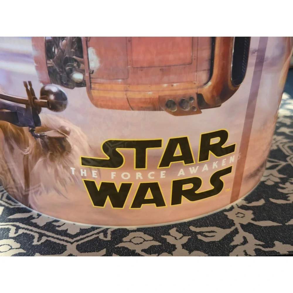 Star Wars The Force Awakens Collectible Movie Theater Popcorn Buckets Set of 2